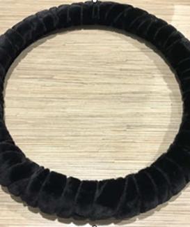 Velvet steering wheel cover